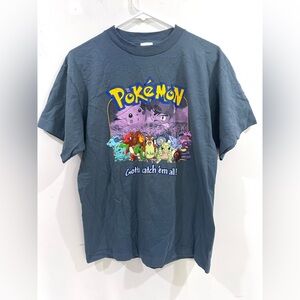 1999 Pokemon Gotta Catch 'Em All Official Nintendo Shirt Youth XL Vintage 90s